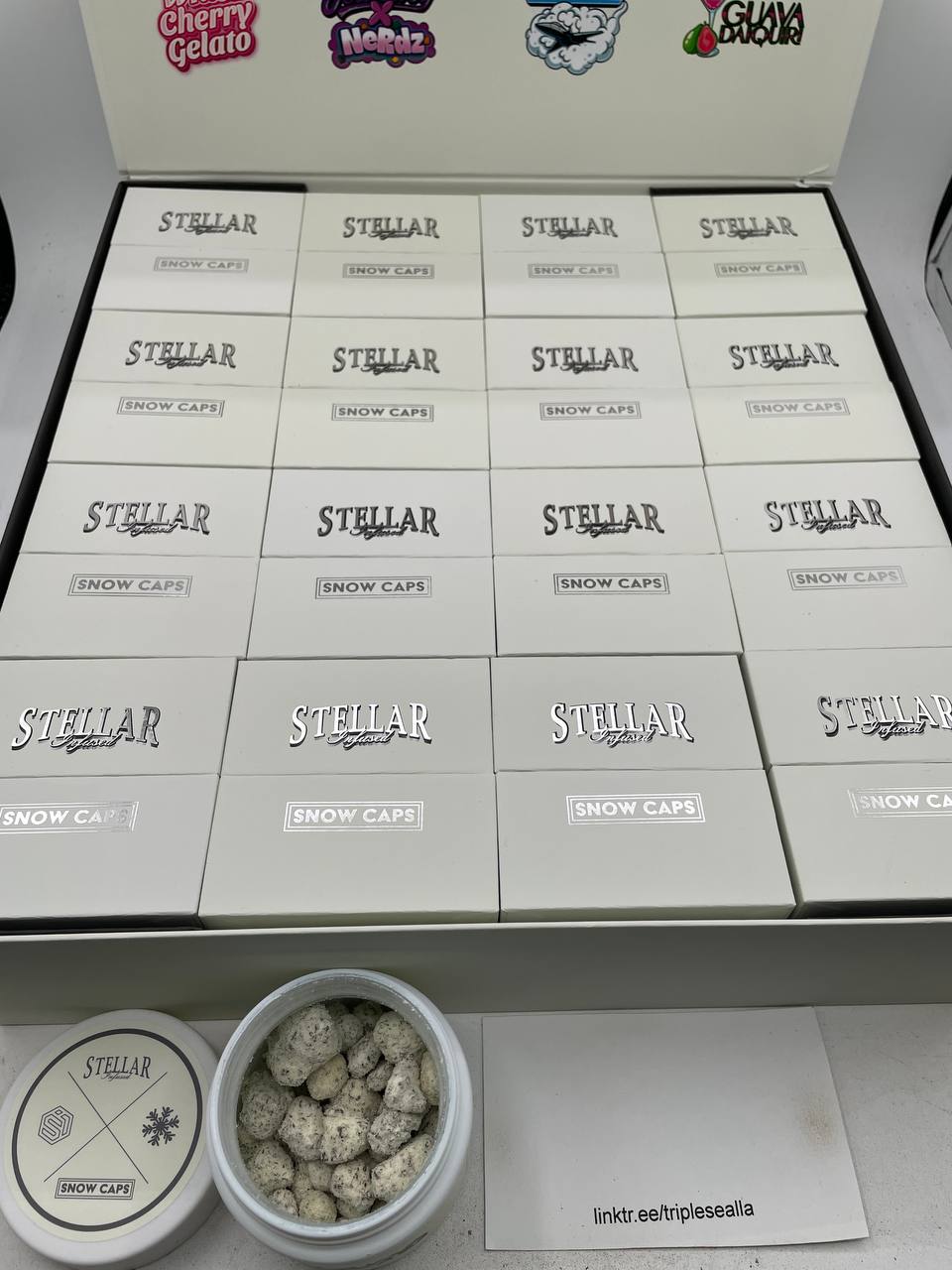 #J39 Authentic Stellar Infused Snow Caps
