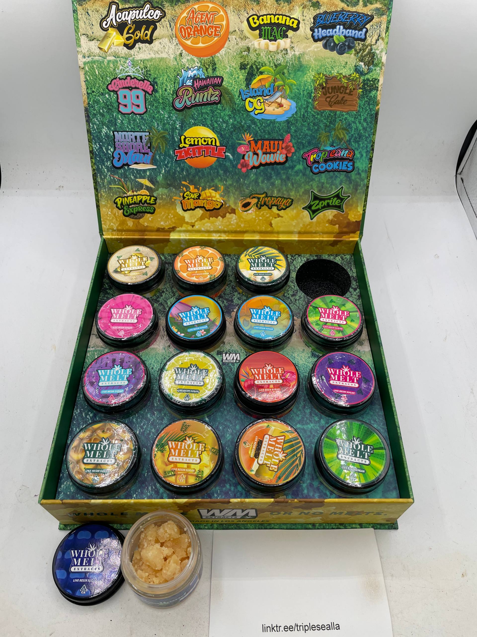 #J97 Authentic Tropical Whole Melts Sugar