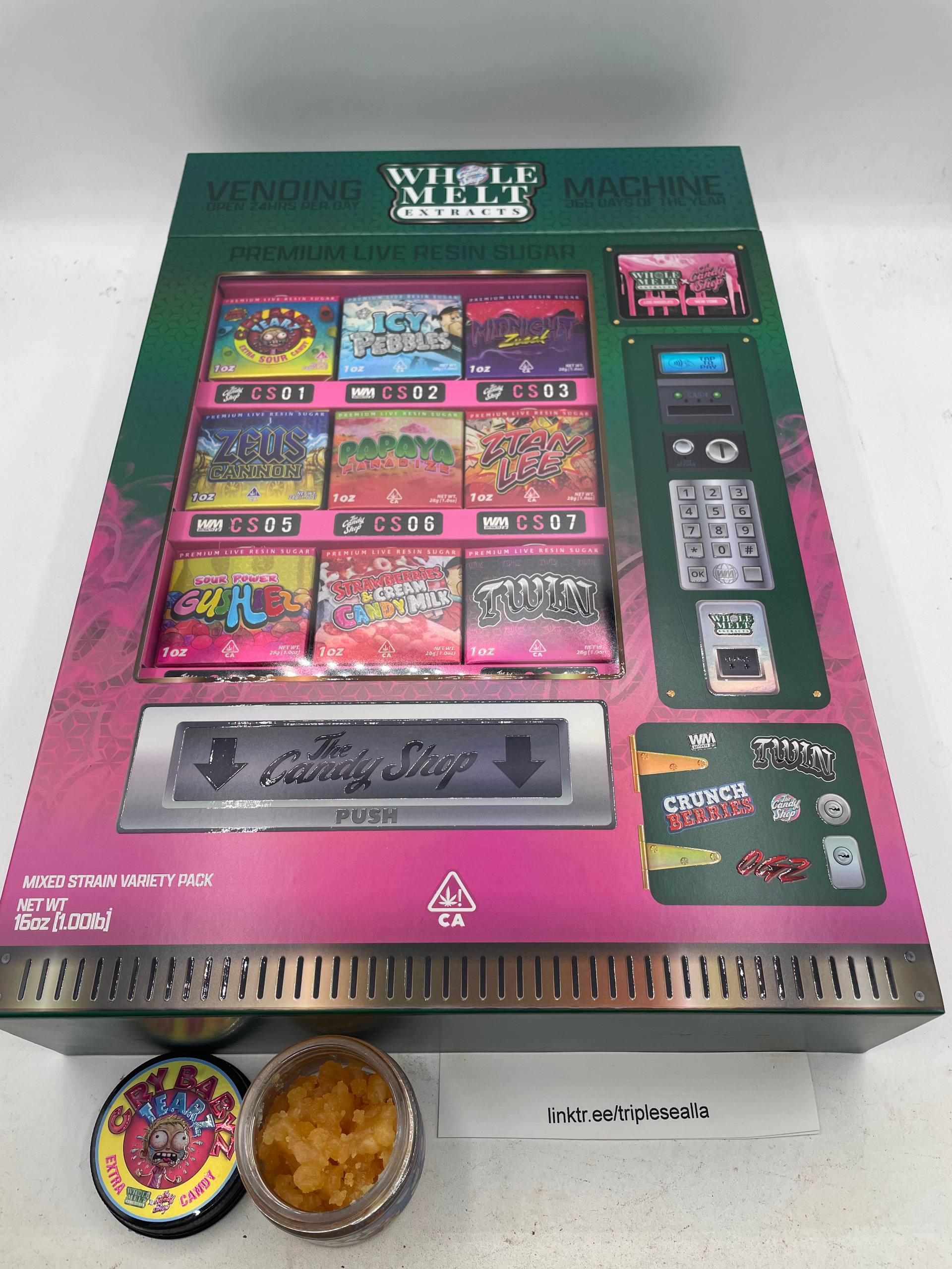 #J21 Authentic Vending Machine Whole Melts Sugar