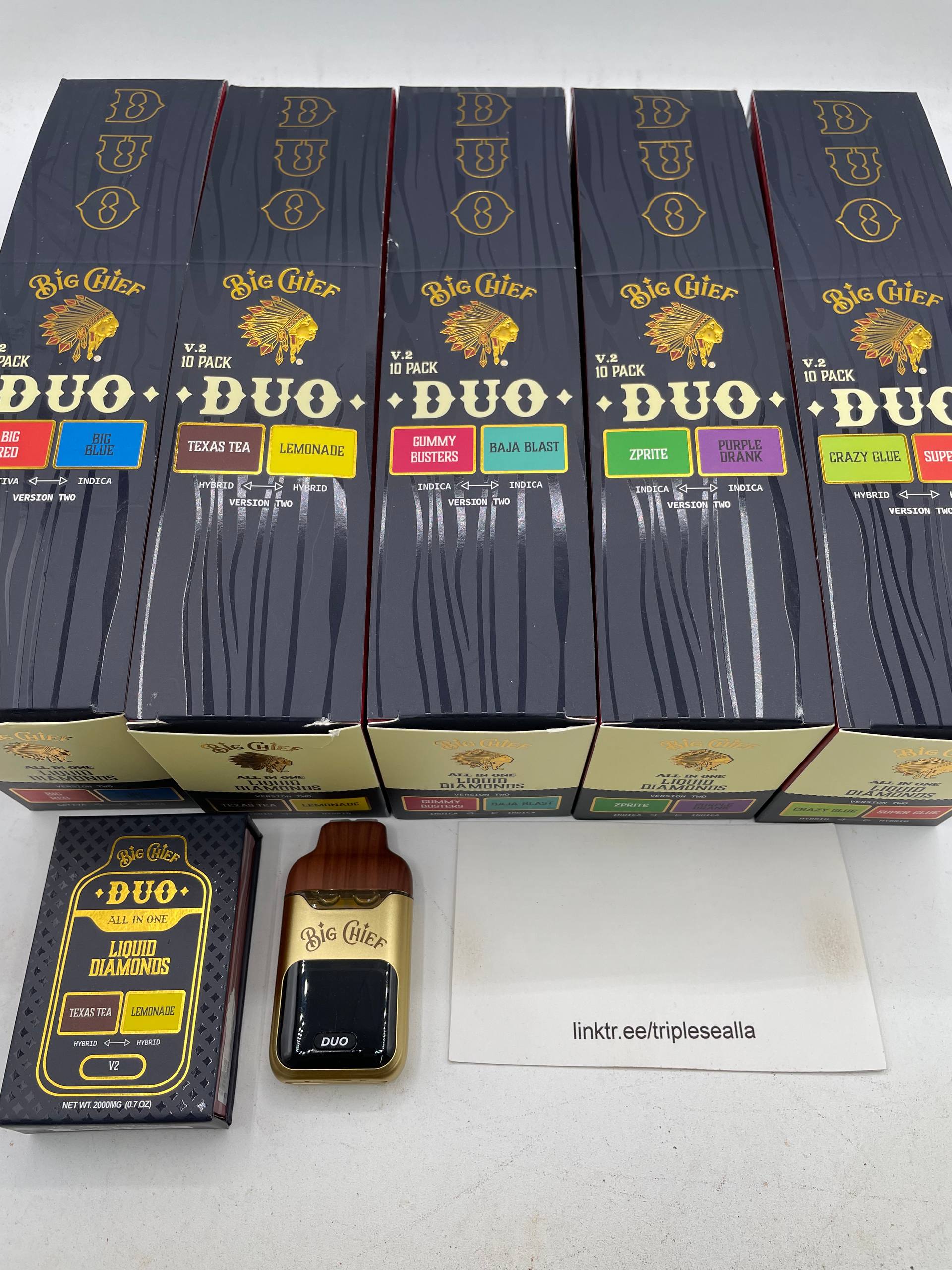 #J2 Big Chief Duo V2 (2G Disposables)