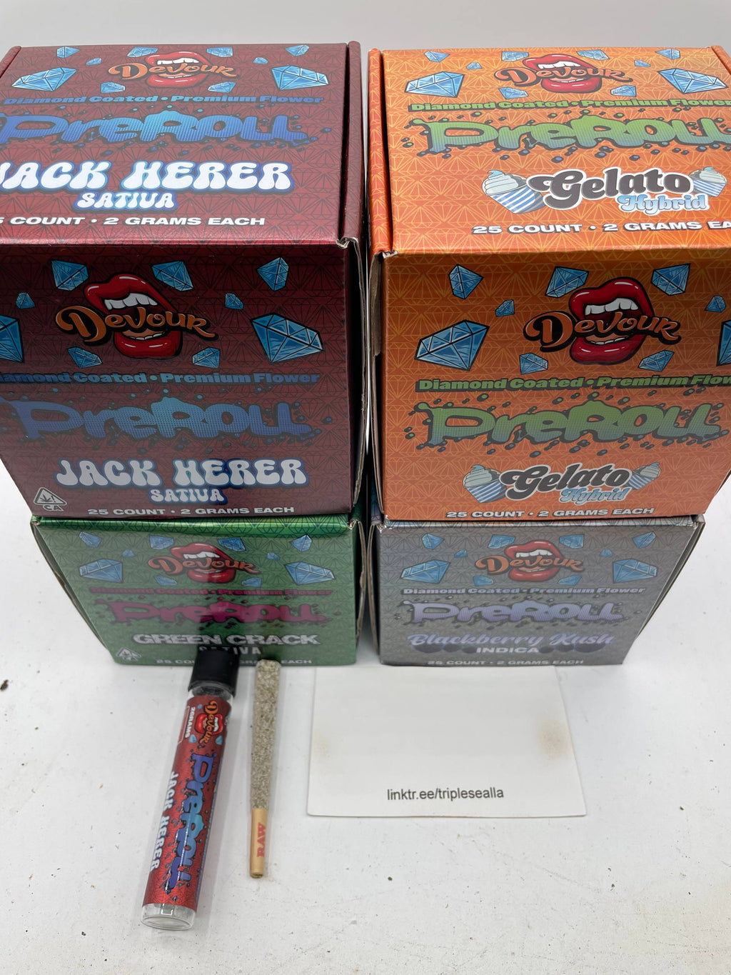 #J93 Devour Diamond Coated (2G Pre-Rolls)