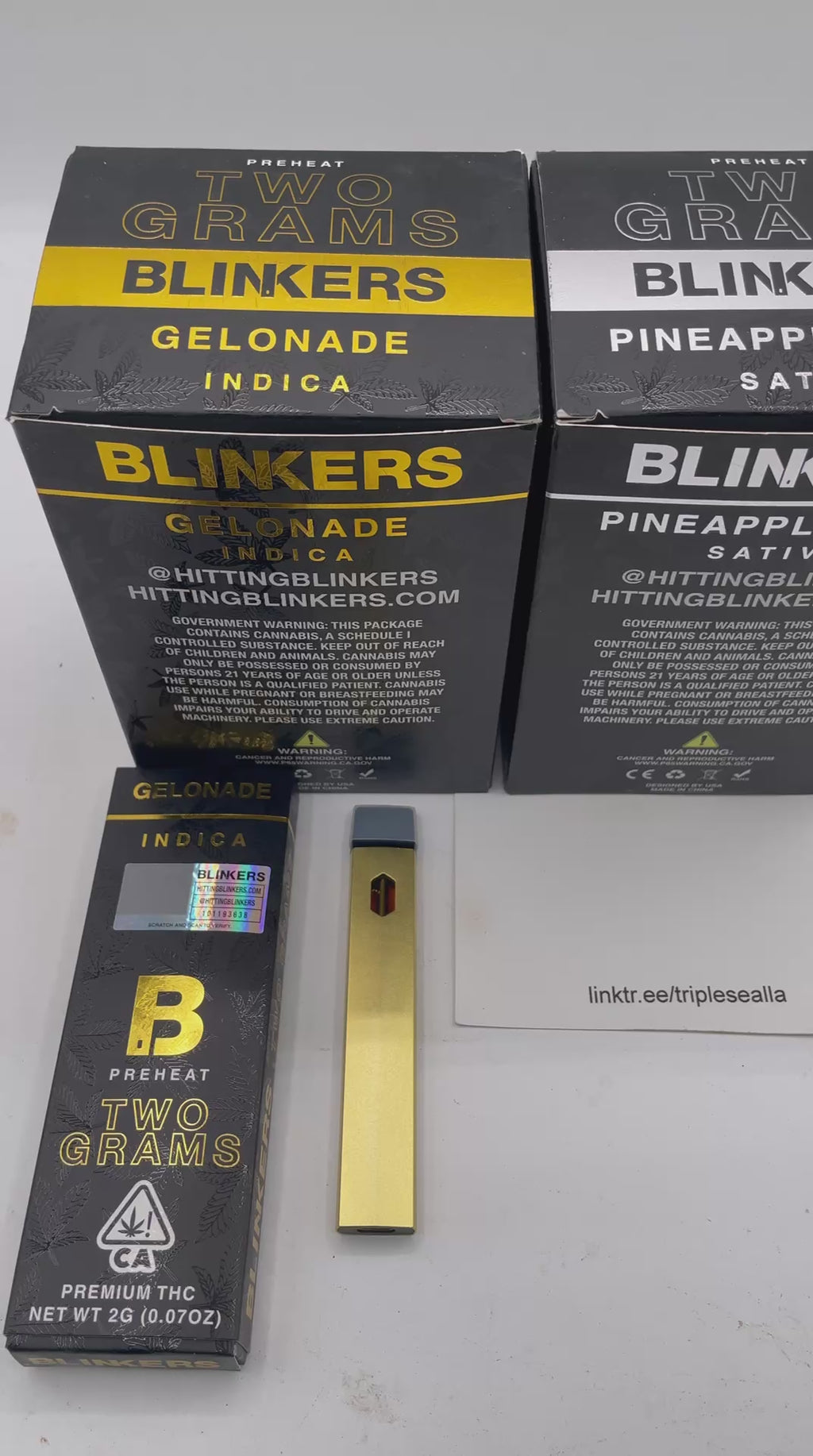 #J32 Blinkers 2G Disposables
