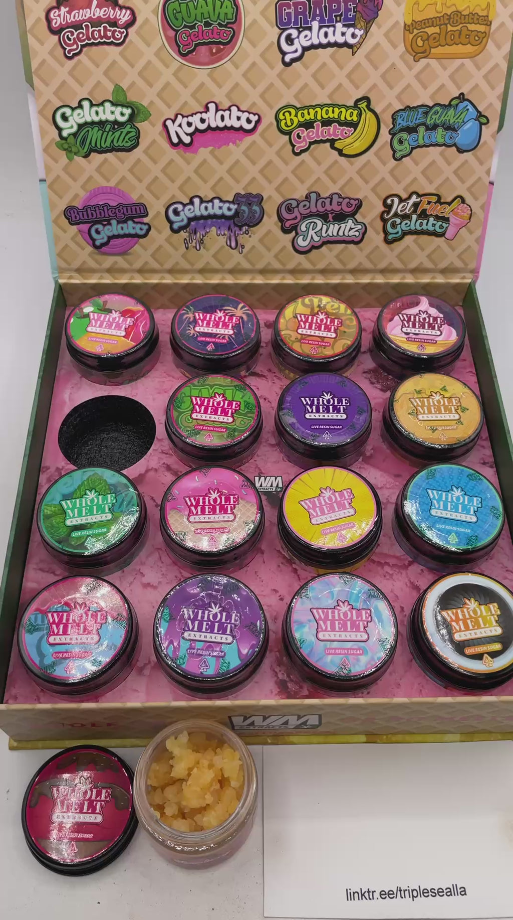 #J98 Authentic Gelato Whole Melts Sugar