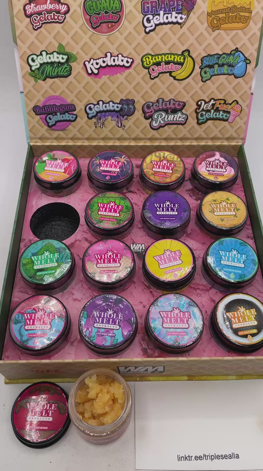 #J98 Authentic Gelato Whole Melts Sugar