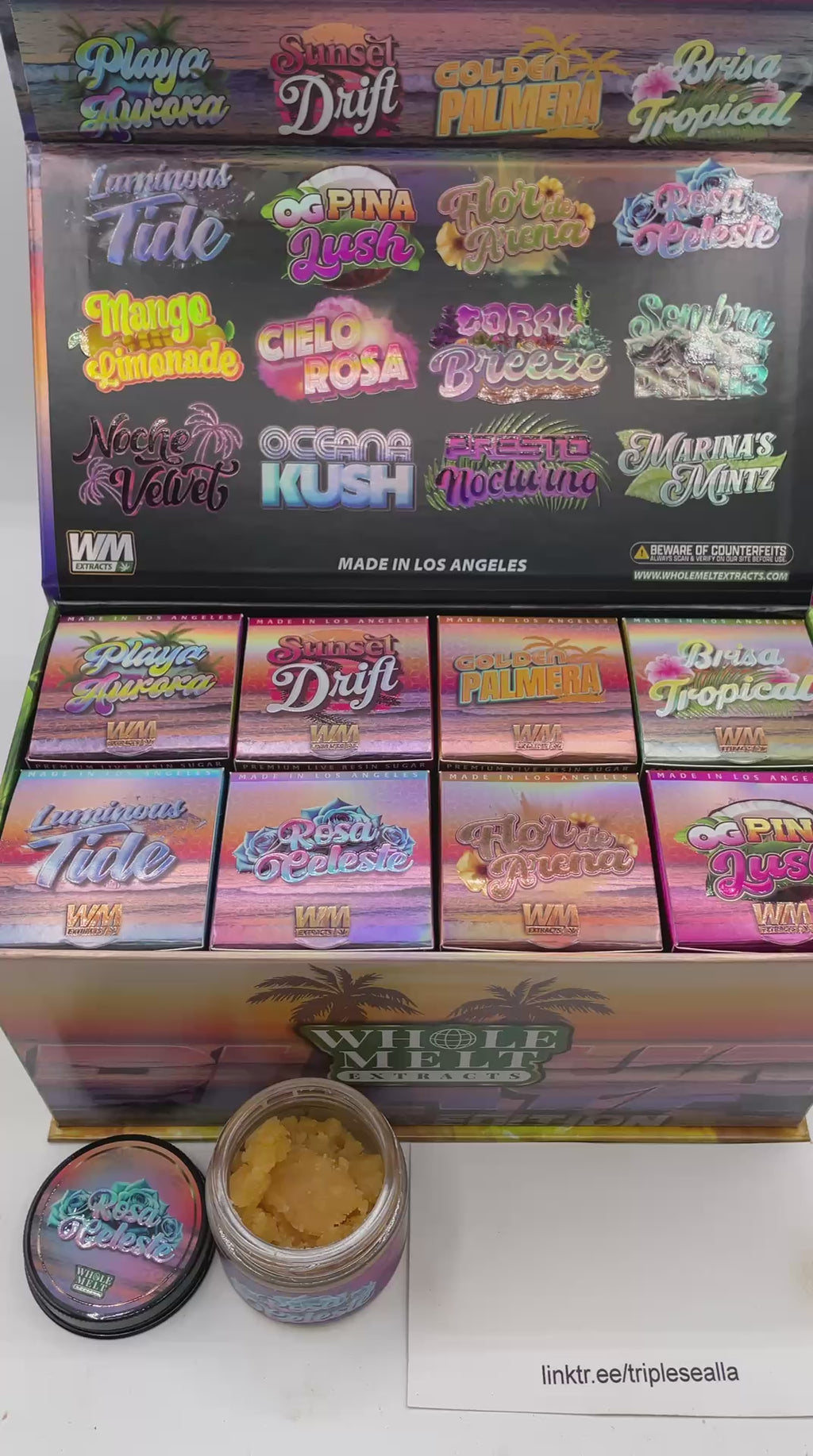 #J96 Authentic Playa Whole Melts Sugar