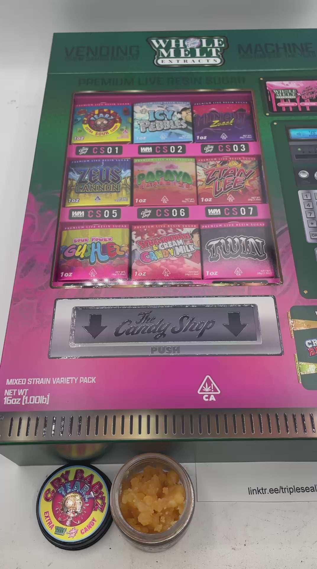 #J21 Authentic Vending Machine Whole Melts Sugar